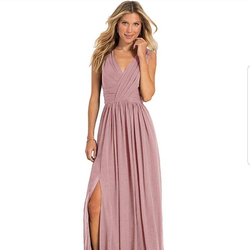 Dusty Rose bridesmaid dress